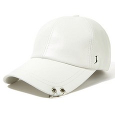 [갤러리아] 조이먼트조이먼트-볼캡 LEATHER LOGO J RING (WT)