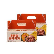 [해나루] 우리밀 호박약과 1kg 2박스(50gx40개), 50g, 40개