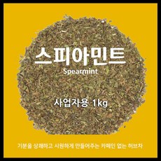 스피아민트 1kg 500g 50g 무카페인 허브차 / 스피아민트티 / 카페용 대용량 / 아만프리미엄티, 1개입, 1개