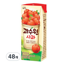 남양과수원 사과주스, 190ml, 48개