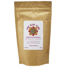 Moroccan Rhassoul Restorative Clay - 250g - for Hair & Body, 단일상품