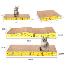 고양이 Scratcher 대형 양면 내구성 애완 동물 긁적 침대 고양이 장난감 클로 간호 고양이 Scratcher 그라인더 고양이 장난감 애완 동물 장난감|고양이 장난감|, 1개, 단일