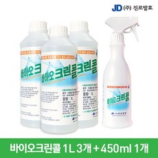 진로발효 곡물발효알콜 75% 바이오크린콜 3450ml 살균제/소독제, 3.45L, 1개