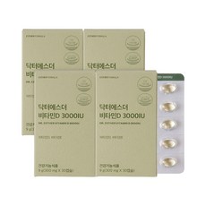 닥터에스더 비타민D 3000IU, 9g, 3개