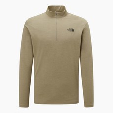 [국내매장판] 노스페이스 티셔츠 BANFF L/S ZIP TEE NT7LP50DSF228