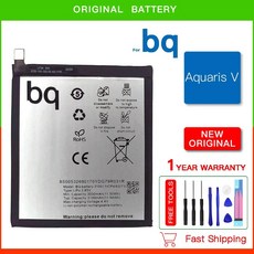  BQ 아쿠아리스 U V X X5 M5 플러스 프로용 정품 휴대폰 배터리 무료 도구 포함 1, BQ V 