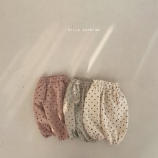 데일리윤 벨라밤비나 봄신상 도트고쟁이 몸빼바지 큐트 바지