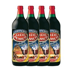 게르슈타커 글뤼펀쉬(뱅쇼) 1리터 세트, 4개, 1l
