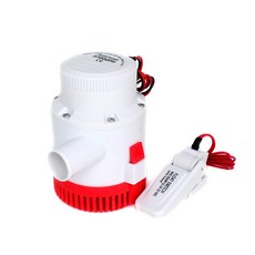 가정용 미니 경량 휴대용 가압 전기양수기대형 흐름 dc 12v 24v 빌지 펌프 보트, 1개