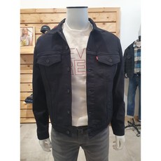 [리바이스] 공용 LEVI'S 블랙 캐쥬얼 트러커 자켓 723340403