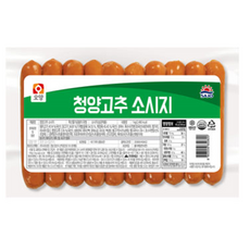 사조오양 청양고추 소시지 1kg, 3팩