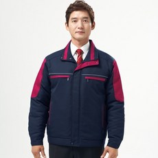[경신코리아] KSK 143 겨울 남자 작업복 근무복 정비복 회사단체복 곤색투톤 방한복