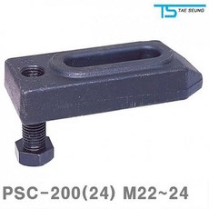 주식회사크레피 태승클램프 플레인 스크류클램프 PSC-200 24 M22-24 200x70x35mm 1EA 클램프 바이스