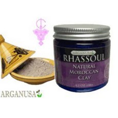 Ghassoul (Rhassoul) Moroccan Lava Clay 16oz 가즈 소울 (Rhasso/9657028, 상세내용참조, 상세내용참조