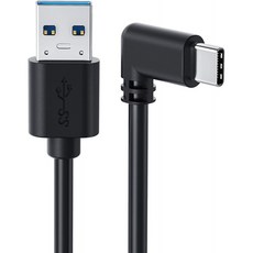 오큘러스 퀘스트용 USB C 링크 케이블 오큘러스 퀘스트/퀘스트 2 헤드셋 및 게이밍 PC와 호환되는 10피, 1, 단일상품