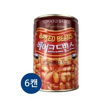 삼아 베이크드빈스, 400g, 6개