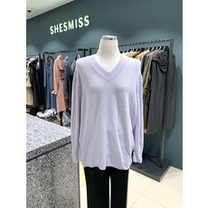 쉬즈미스 쉬즈미스 V넥 네츄럴 니트 SSKPOJ41520 (P001135237)