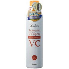 선스크린 Richan 스타일 Lishian VC UV 스프레이 Citrus 레몬 향 200g SPF50+, 2개