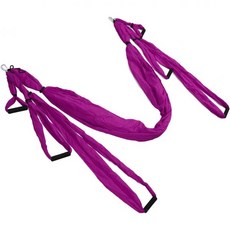 요가 벨트 스트레처 필라테스 Aerial Yoga Belt Hammock Swing Flexible Adjustable Polyester Cotton Material Anti-, purple