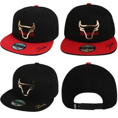 NBA [NBA]남녀공용 CHI 불스 아웃라인 메탈 스냅백 HYFLAT_H CAP_HF175(N245AP614P)