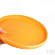 열세달잡화점 애견 원반던지기 놀이용 원반 원반놀이, 오렌지, 1개