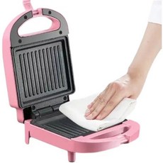가정용 다기능 아침 핫 샌드위치 메이커 전기 토스터 와플, 1) 빨간