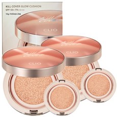 클리오 킬커버 광채 쿠션 본품2개+리필2개 촉촉한 수분유지 높은 커버력, 5호 샌드 (본품+리필) 2세트