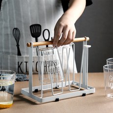 우드 로에드 6P 컵정리대 컵걸이 컵홀더, 6개