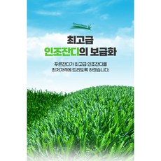 2m * 25m (15평시공) 한롤 인조잔디 한 롤 조경 베란다 마당 옥상 테라스 매트 시공 잔디길이 (20~30미리 잔디길이), 1개, 20mm