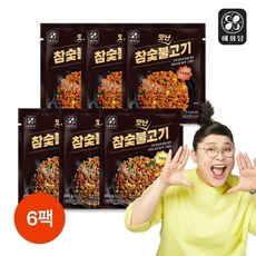 해화당 [T]해화당 이영자 불고기 참숯불맛난고기 6팩(간장/고추장), 200g, 6개