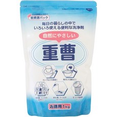 일본직발송 6. 마루후쿠케미파 자연 친화적인 베이킹 소다 대용량 1kg B01FTVH7BE, One Size, One Color, 1개