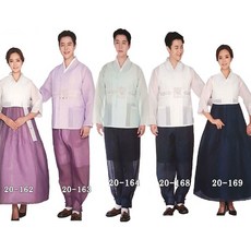 남성 모시한복 20-163 20-164 20-168 여름한복 물모시