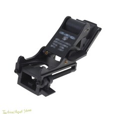 야간 투시경 전술 알루미늄 합금 NVG 마운트 브래킷 스탠드 지지대 거치대 PVS 14 나이트 비전 고글용, 1.Black