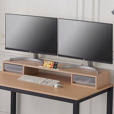 서랍형듀얼모니터받침대