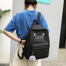학색백 87호 풋풋한 학생 책가방 여 중고등학교 캠퍼스 심플백으로 귀여운 백팩 패션Z