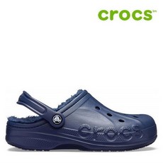 크록스 샌들 24 205969 463 Baya Lined Clog Navy