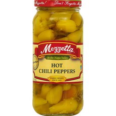 Mezzetta Chili Peppers Hot 16 Ounce 메제타 칠리 페퍼 핫 16온스, 1개, 473ml