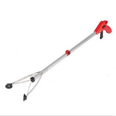 접이식 만능 집게 가제트손 청소용 허리디스크 LED 신발 집 그린 세탁기 빨래, 1개, 2. 80cm 접이식 빨강