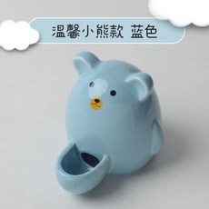 작은 동물 먹이 디스펜서 자동 세라믹 물병 애완 마시는 병 새, 2.BLUE B, 1개