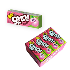 롯데웰푸드 왓따 복숭아 풍선껌, 23g, 48개