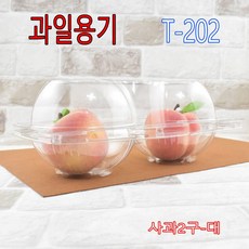  SB-202 과일포장용기 사과2구대용기 2구사과용기 2구과일용기 사과포장용기 사과용기2입 300개 