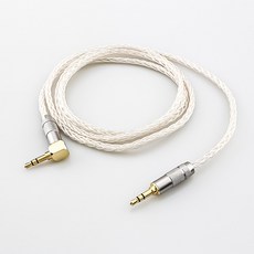 호환 파일 3.5mm 7N OCC 보조 코드 24K 금도금 플매트 카펫 러그 HiFi 스테레오 Aux 케이블 휴대폰 포드 패드와 가능, 1개, [06] CU 3.5to 3.5 angled