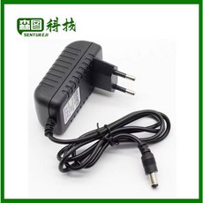 LED CCTV용 AC 100V 240V 컨버터 어댑터 DC 12V 2A 2000mA 전원 공급 장치 EU 플러그 5 5mm x 2 1 12V2A, 1개