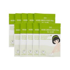 아이유 허브 발팩 풋팩 10매 발보습, 1개