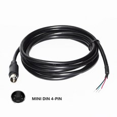 PLC 프로그래밍 브레이크아웃 케이블 미니 DIN 4 핀 5 6 8 MD4 MD5 MD6 MD8 수 커넥터, 01 MD 4-PIN_03 3m