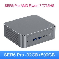 Beelink-Ryzen 7 2023 H SER5 Pro 미니 PC 윈도우즈 11 프로 AMD DDR4 16GB 5800 SSD WiFi6 4K 데스크, 01 AMD Processor_02 UK, 05 7735HS 32G500G