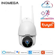 영어 매뉴얼 HD TUYA PTZ 카메라 스마트 클라우드 아웃도어 자동 추적 1080P IP 카메라 구글 홈 알렉사 영상 감시 CCTV 보안 카메라, 1080p 32GB 추가, 협력사, 영국 플러그