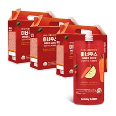 낫띵베럴 이너주스 유산균 사과당근 주스 30개, 120ml