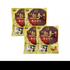 우리 가족 건강 고급 6년근 고려 홍삼 캔디 450g X 4봉지 (1800g) 자기관리 추천, 4개