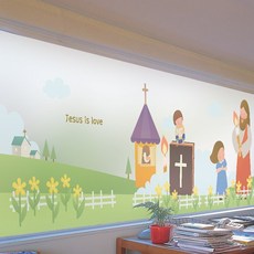 창문교회시트지